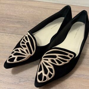 Sophia Webster Suede Flats